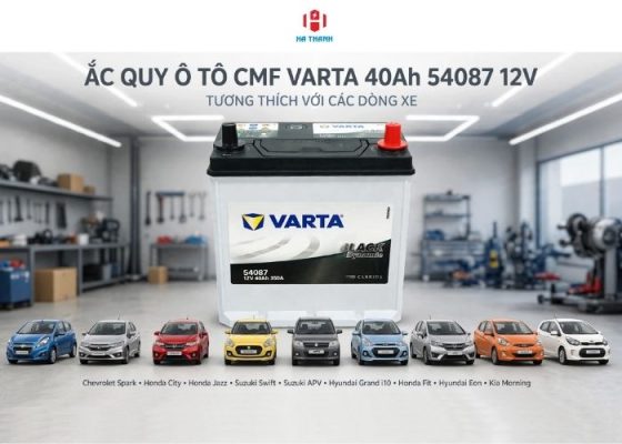 Dòng xe ô tô dùng ác quy Varta 12V 40ah 54087