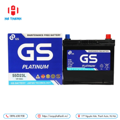 Ắc quy GS 12V 60Ah 55D23L MF