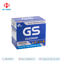 Hộp ắc quy GS 12V 70ah 80D26L