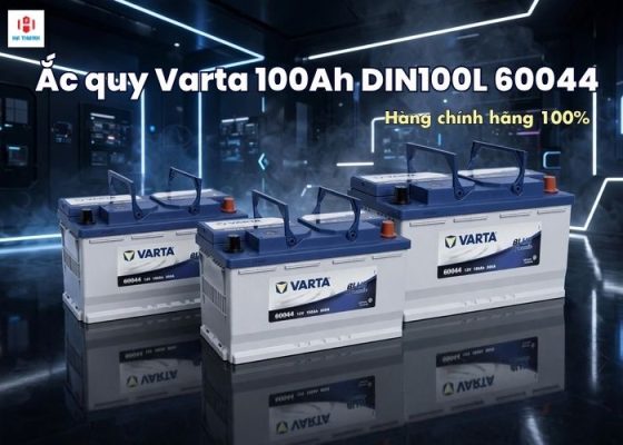Ắc quy hãng Varta 100Ah DIN100L 60044