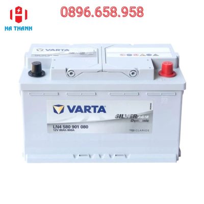 Ắc quy ô tô AGM Varta 80Ah LN4