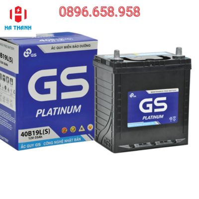 Ắc quy CMF GS 35Ah 40B19L(S) 12V 8 Ắc quy ô tô CMF GS 35Ah 40B19L(S)