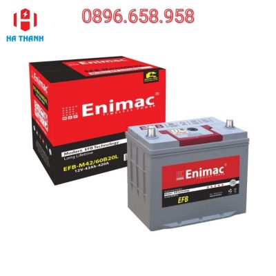 Ắc quy ô tô EFB Enimac 43Ah M42-60B20L