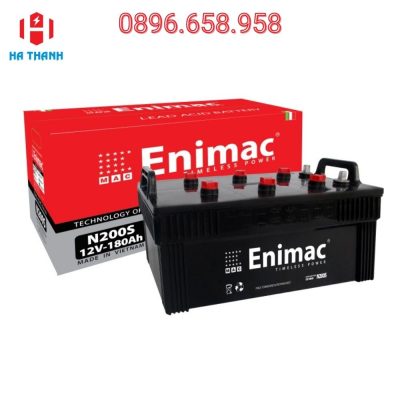 Ắc quy nước Enimac 180Ah N200S 8 Ắc quy nước Enimac 180Ah N200S