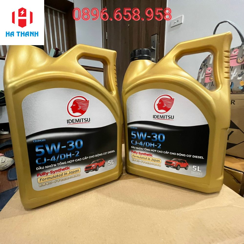 Dầu nhớt ô tô Idemitsu 5W30 DH2 can 5L 5 Dầu nhớt ô tô Idemitsu 5W30 DH2 can 5L - Image 5