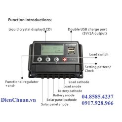 Bộ điều khiển sạc NLMT Suoer ST-W4810 48V 10A