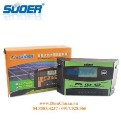 Bộ điều khiển sạc năng lượng mặt trời 60A 12V-24V Suoer ST-C1260