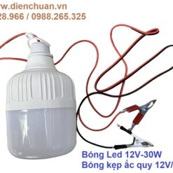 Bóng đèn Led 12V-30W / Bóng kẹp bình ắc quy 12V 30W