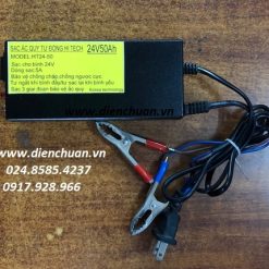 Sạc ắc quy tự động Hitech 5A 24V-50Ah