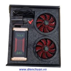 Bộ pin Lithium 24V 94000mAh kèm 2 quạt Japan MLS