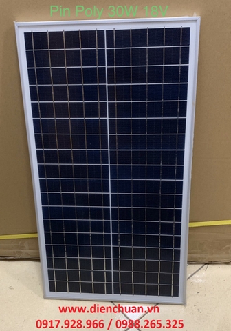 Tấm pin năng lượng mặt trời Poly 30W 18V ESG-030P 1 Tấm pin năng lượng mặt trời Poly 30W 18V ESG-030P
