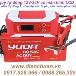 Sạc ắc quy Yuda YD1224-8A 12V/24V 5Ah-100Ah